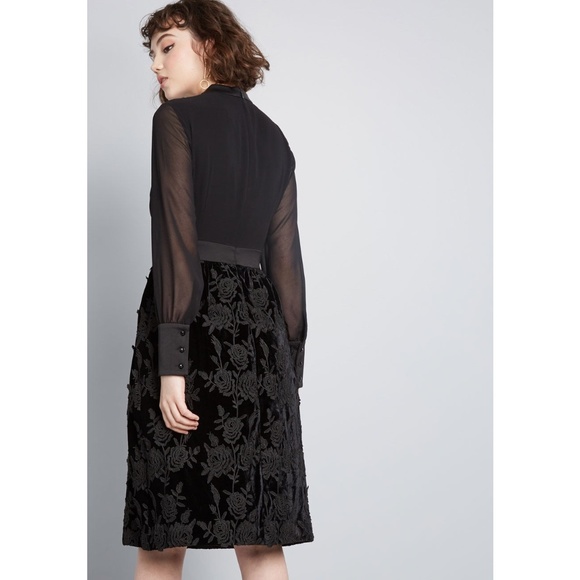 ModCloth x Anna Sui Enigmatic Mood A-Line Dress 22 - Picture 2 of 8